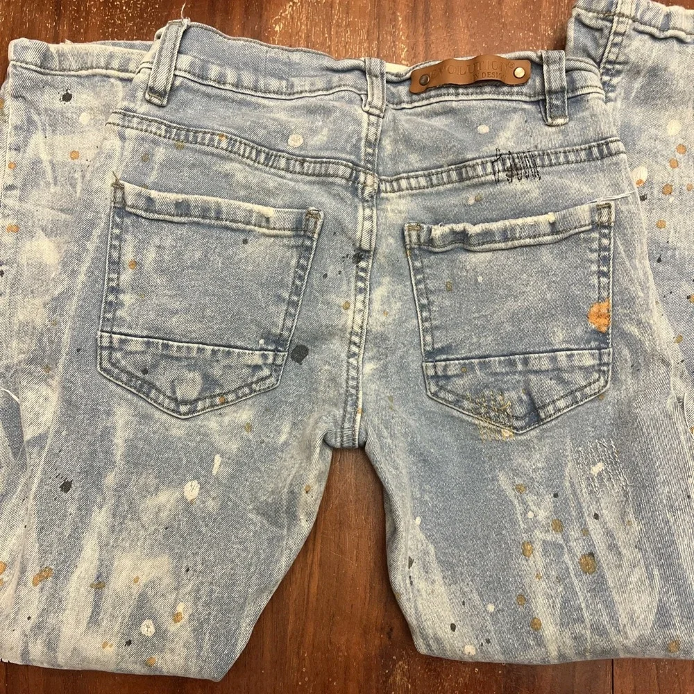 Evolution In Design Kids Jeans Size 8 distressed